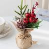 Искусственное растение цветок Горячая распродажа Домашняя ваза гостиная фестиваль вечеринка Открытый сад свадебный декор Рождественская елка посадка DIY подарок