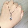 Kuaishou Recommends Imitation D-Color Mozzarella Diamond Necklace, Carat Eight Hearts And Eight Arrows Concentric Knot Pendant.