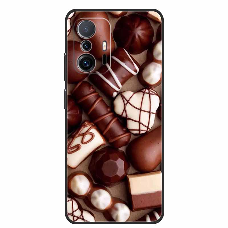 Чехол для Xiaomi 11T Pro Животные Защитный Мягкий Силиконовый Чехол для Телефона для Xiaomi Mi 11T Pro 5G Ударопрочный Mi11T Волк Чехол