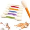 6-pack Cotton Swab Design Including Catnip Giant Chew Stick Cat Toy Interactive Felt Toy For Cats And Pets Gift Acssory