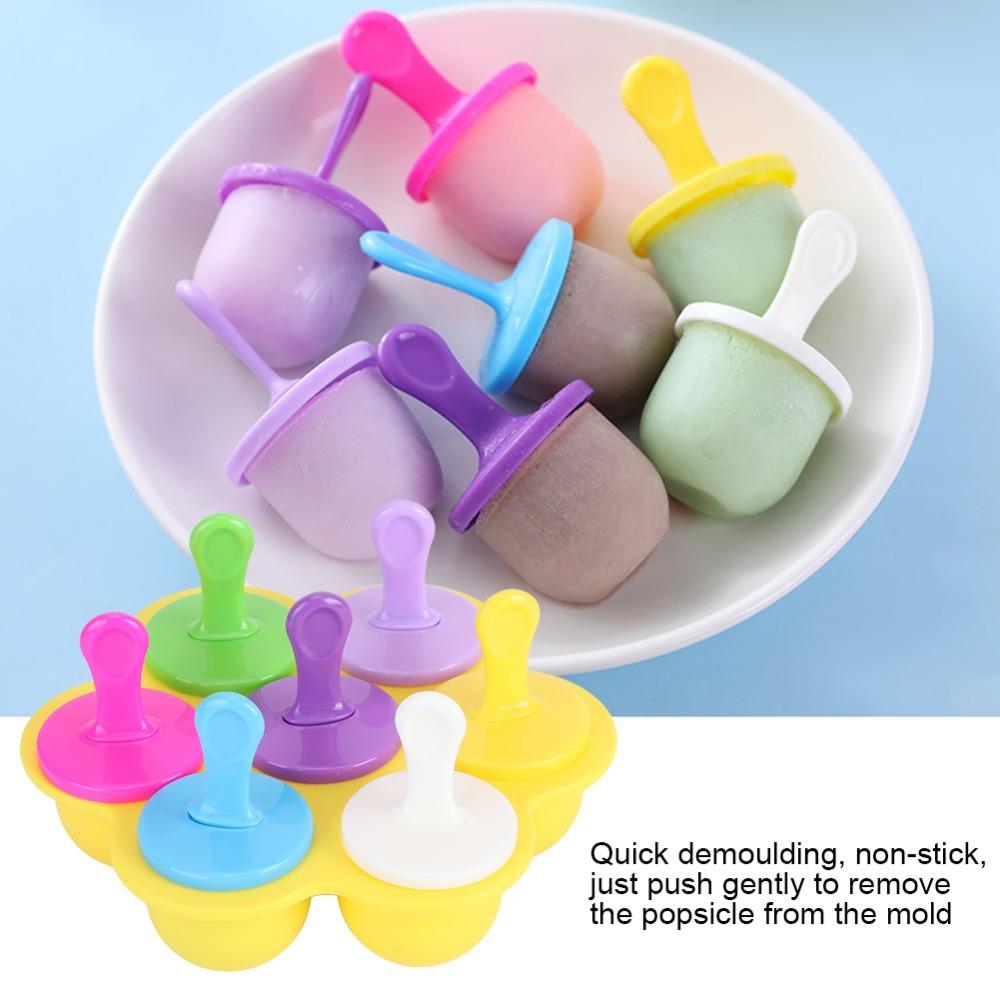 BPA Free Silicone Ice Cream Molds Reusable Silicone DIY Mold Ice Cream Making Mold DIY Making