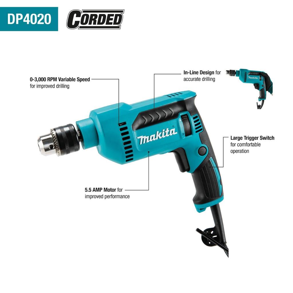 Makita DP4020 Дрель 1/2"