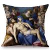 Home Decor Art European Oil Painting Poseidon Venus Sofa Throw Pillow Case Florentine Style Agnolo Bronzino Linen Cushion Cover