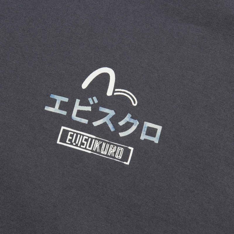 Evisu Женская футболка с принтом в виде букв, круглым вырезом, короткими рукавами и спущенной линией плеча T-Shirt 2ESGNW2TS621BFCT