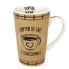 [A0266] - Large Brown Porcelain Mug 'Comptoir Du Café' - 13x8. 2 Cm (40 Cl)