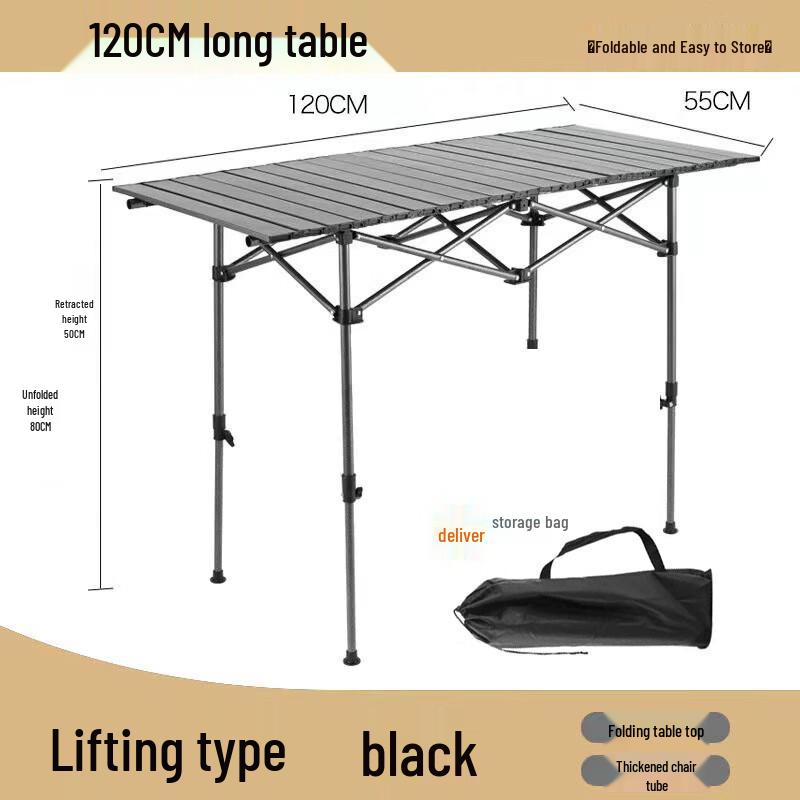 Donzhu Outdoor Folding Table and Chair Set