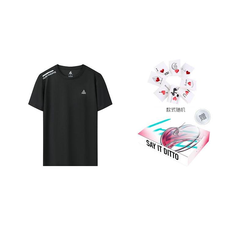 PEAK Running T-Shirts Unisex Crew Neck Thin Straight Fit YS411360