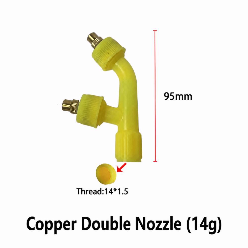 Copper Mouth Atomizing Sprayer Nozzle Multi Heads Agricultural Spray Head Garden Accessories