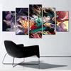 Canvas Prints 5 Piece Anime Boku No My Hero Academia Characters Poster Decor Modular  Wall Art Home Decorative Painting