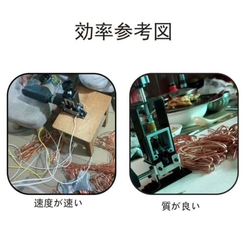 Winova Wire Stripper, Manual Wire Stripping Machine, Compact and Portable, Screw Mountable On a Desktop, Cable Stripping Machine, Strips Wires from 1-