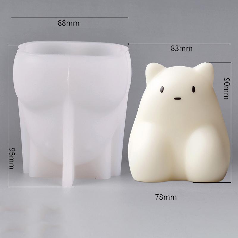 1 упаковка силиконовая форма для пудинга в виде кошачьего молока, миска для желе, милый торт, белая форма для холодного льда, аксессуары для украшения торта