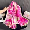 Шелковый шарф Ханчжоу для женщин, универсальный, весна и осень, модный, длинный, внешний платок для зимы, тонкий, высококачественный шарф
