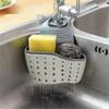 Double Layer Faucet-Mounted Sink Hanging Rack – Multipurpose Sponge Holder & Storage Basket, Kitchen Sink Accessories