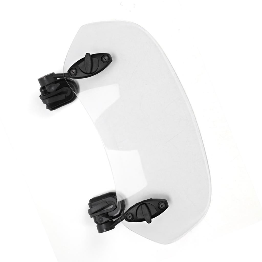 Universal Motorcycle Adjustable Clip On Windscreen Wind Deflector Windshield Accessories