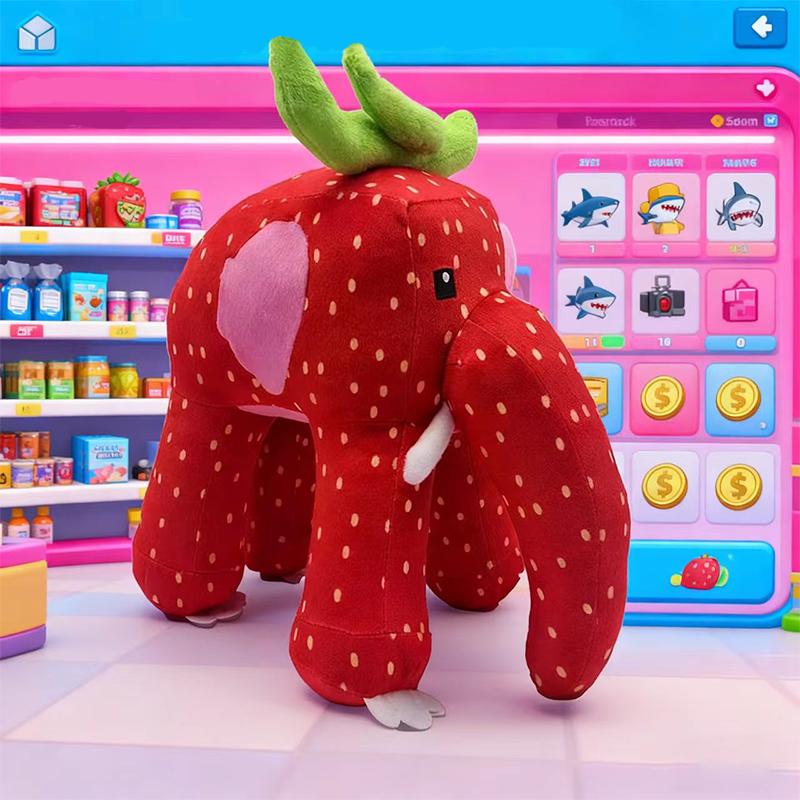 New Steal A Brainrot Plush Game Peripheral Cute Soft 67 Toys Kawaii Animal Elephant Accompany Dolls Gamer Anime Fans Gifts