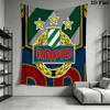 Rapid Wien logo Wall Hanging Printed Fabric Blanket Decorative Tapestries for Bedroom Living Room Home Decor