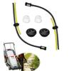 Lawn Mower Brush Cutter Fuel Hose Set Replacement Easy To Install Flexible Rust Proof Lawn Mower Parts with Grommet for Fuel Line Fuel Filter Included
