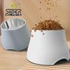 Hupu Anti-Spill Cervical Support Dog Food Bowl for Large Pets