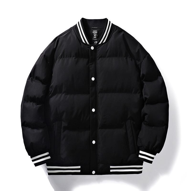 Новая осенне-зимняя бейсбольная куртка для пары, хлопковая куртка с утеплителем, мужская теплая хлопковая куртка, модная куртка, мужская пуховая хлопковая куртка