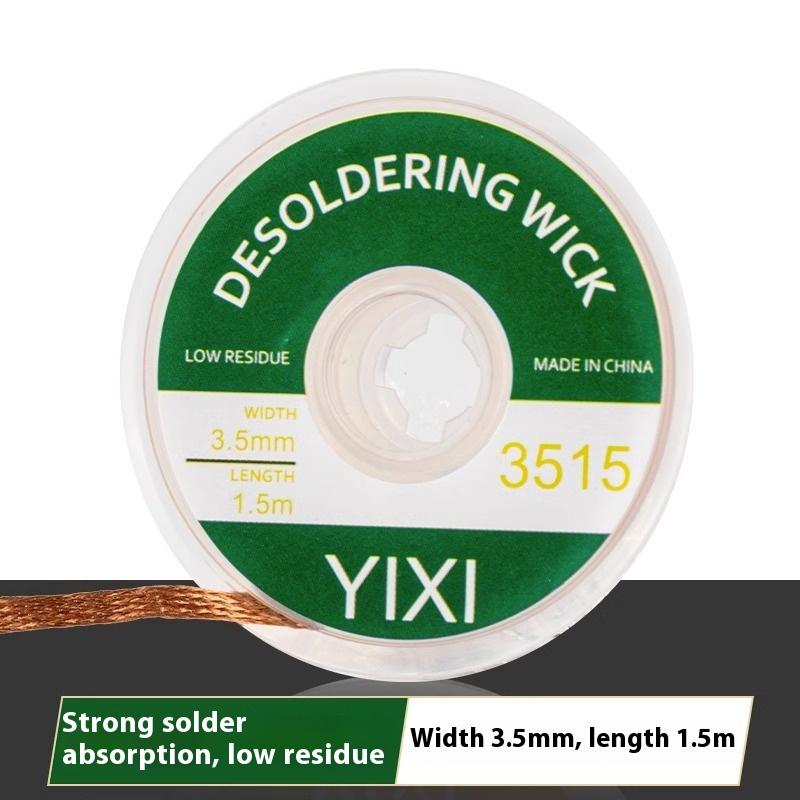 1Pcs Soldering Wick Tin Lead Cord Flux 1-4Mm 1.5/3Meter Desoldering Mesh Braid Tape Copper Welding Point Solder Remover Wire