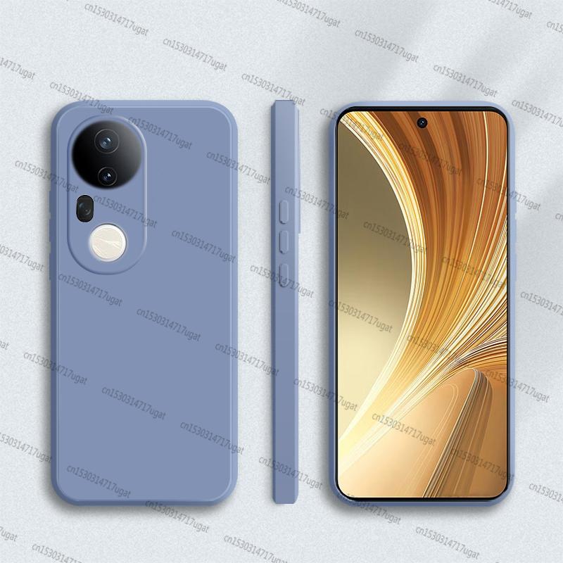 Для чехла Vivo T4 Ultra Для чехла Vivo T4 Ultra Мягкий жидкий силикон Конфетный цвет Чехол для телефона Для чехла Vivo T4 Ultra 6,67 дюйма