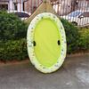 Bouée gonflable Worallymy pour chien, verte