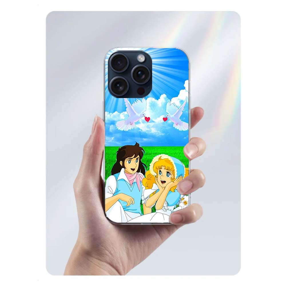 Anime Candy Candy Capa Phone Case For Iphone 17 Air 16 Pro Max 15 12 Pro 14 Plus 17E 16E 11 13 Mini Cover Cases Fundas Cell Clea