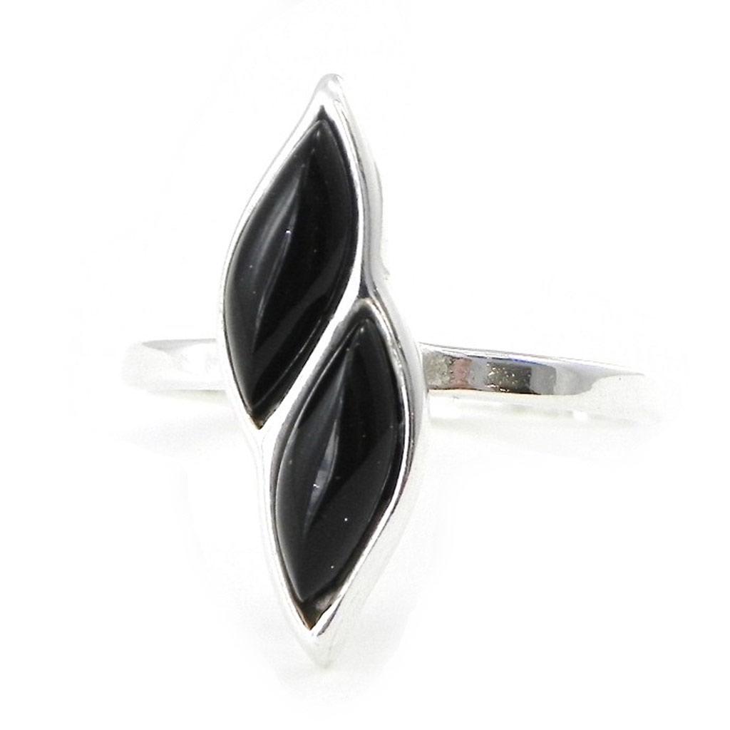 Серебряное кольцо 'Jet Black Goddess'