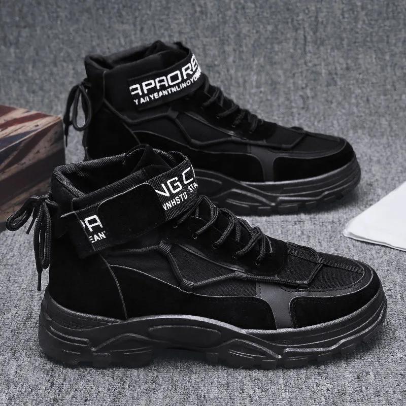 Модная классическая мужская обувь, популярная весенне-осенняя модная повседневная обувь с высоким верхом, износостойкая спортивная обувь для бега на открытом воздухе