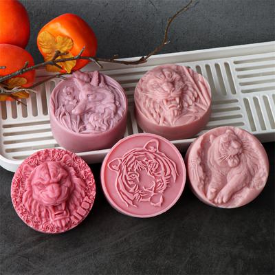 3D Рельеф Тигр Волк Голова Моделирование Форма для мыла Животное Силиконовая форма DIY Ароматное мыло Ручная работа Гипсовые поделки Украшение для дома