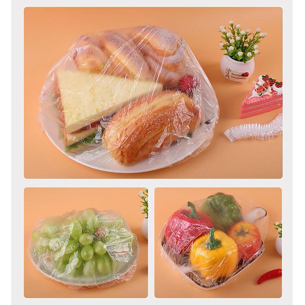 10/20/50/100PCS Reusable Durable Food Storage Covers for Bowls Elastic Plate Lid Covers Vacuum Bags For Kitchen Food Fresh Seal