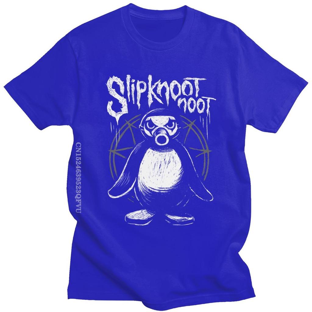 Novelty Noot Noot Pingu Tshirts For Men Cotton Funny TShirts Penguin Meme Funny Cartoon Tees Streetwear Men Casual Tops Clothes