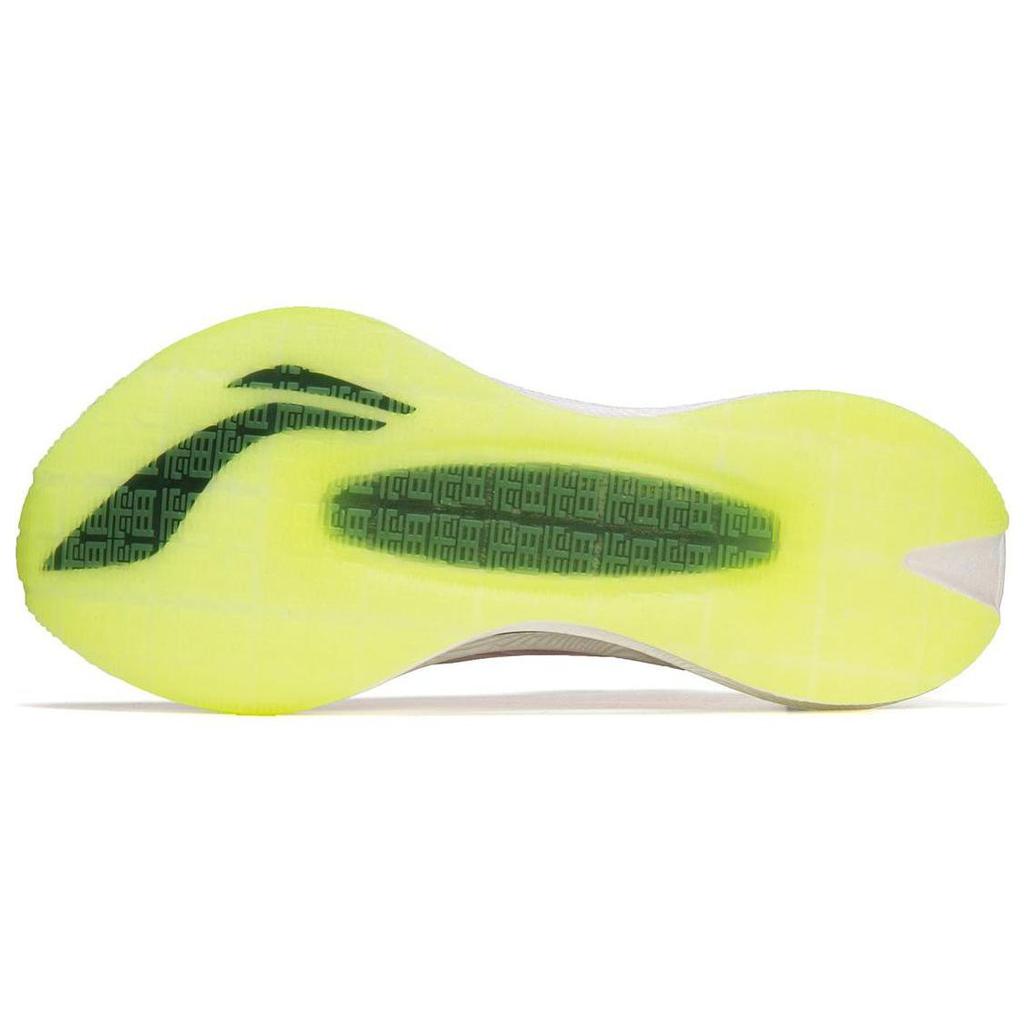 Li Ning Absolute Shadow Silk Stability Shock Absorption Low Top Casual Running Shoes Unisex Sneakers White ARRT013-1