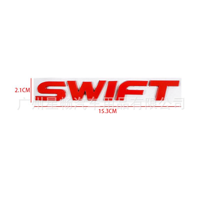 Металлический Задний Эмблема Буква Подходит Swift, Модифицированная Наклейка Логотип на Крышку Багажника
