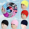 Elastic Unisex Swim Cap - Four-Needle Five-Thread Design for Comfortable Hair Protection
