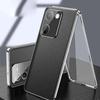 Чехол для OnePlus ACE 2 3 3V 11 12 13 Pro, Алюминиевый бампер со сторонами из закаленного стекла и кожаной задней крышкой, Телефонные бамперы