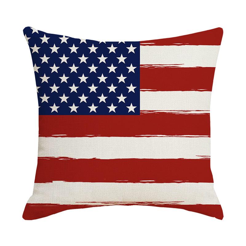 2Pcs Printed America Festival Throw Pillowcase Cojines 250/Semiquincentennial Decoration Sofa Square Cushion Cover 45X45Cm