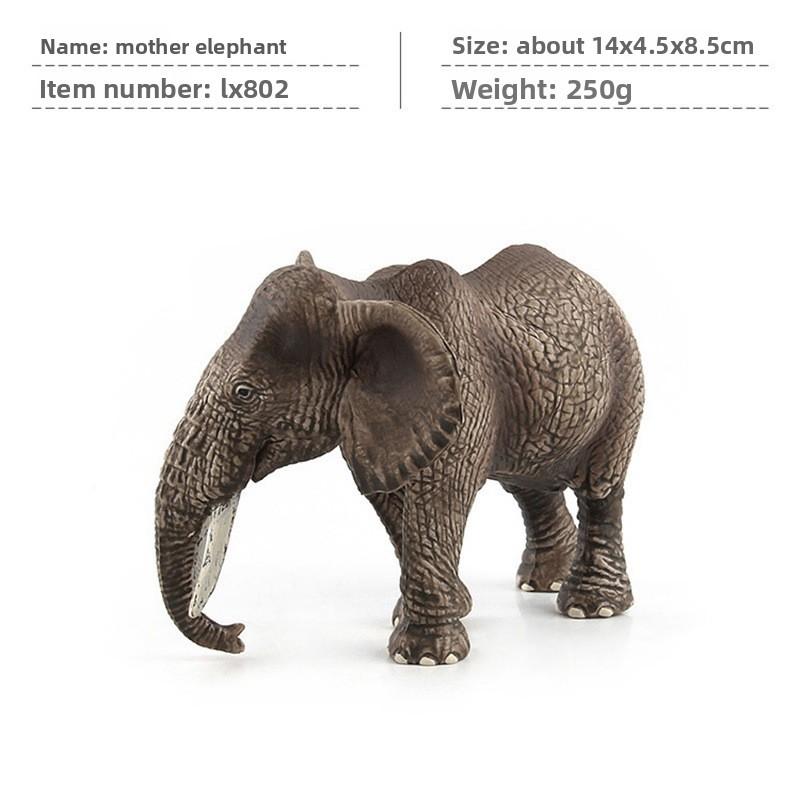 Realistic Zoo Animal Pvc Elephant Figures For Classroom Learning And Gift Giving