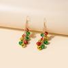 2022 Christmas Series Color Matching Bell Earrings Holiday Earrings Women