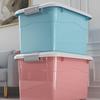 Extra Large Plastic Storage Box with Lid for Clothes, Toys, and Car Organization