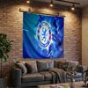 Blue Chelsea Football Club Logo Tapestry Playroom Tapestry, Accessories for Bedroom,Livingroom, dormitory Room Wall Decor Fan Birthday Gifts
