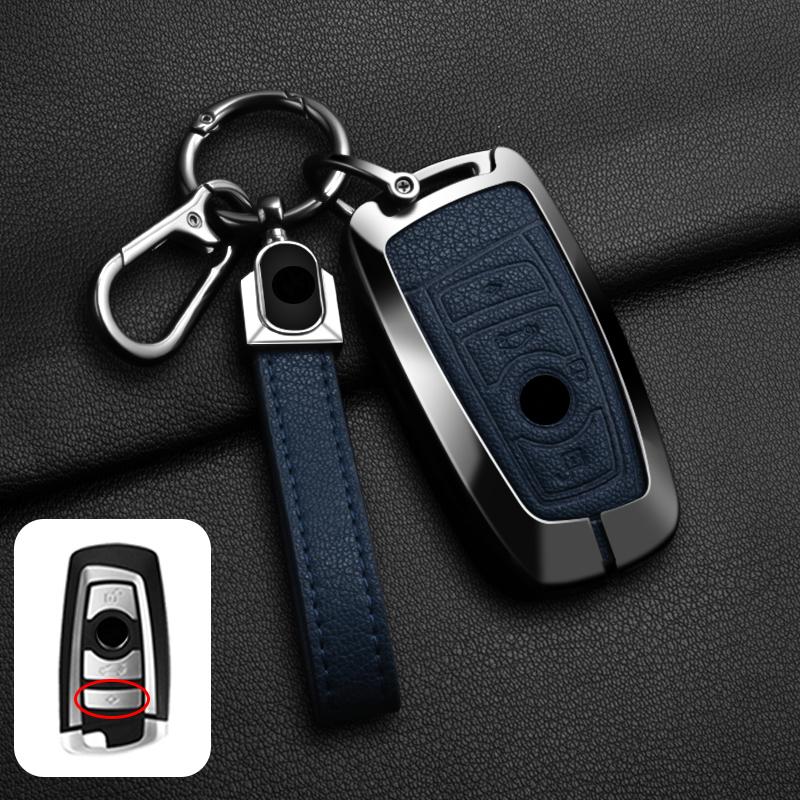 Interior Mouldings Car Zinc Alloy Key Case Cover Holder For BMW F30 F20 F10 F18 F22 F01 X3 X4 F06 F02 M3 M5 Protector Auto Keych