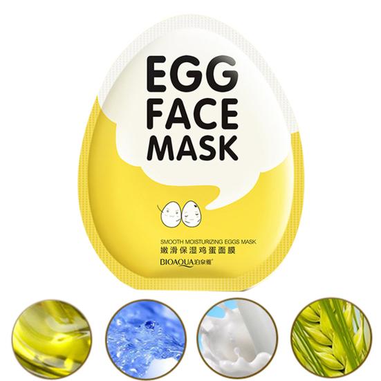 Разглаживающая увлажняющая маска для лица с яйцом, эссенция для контроля жирности кожи и ухода за кожей