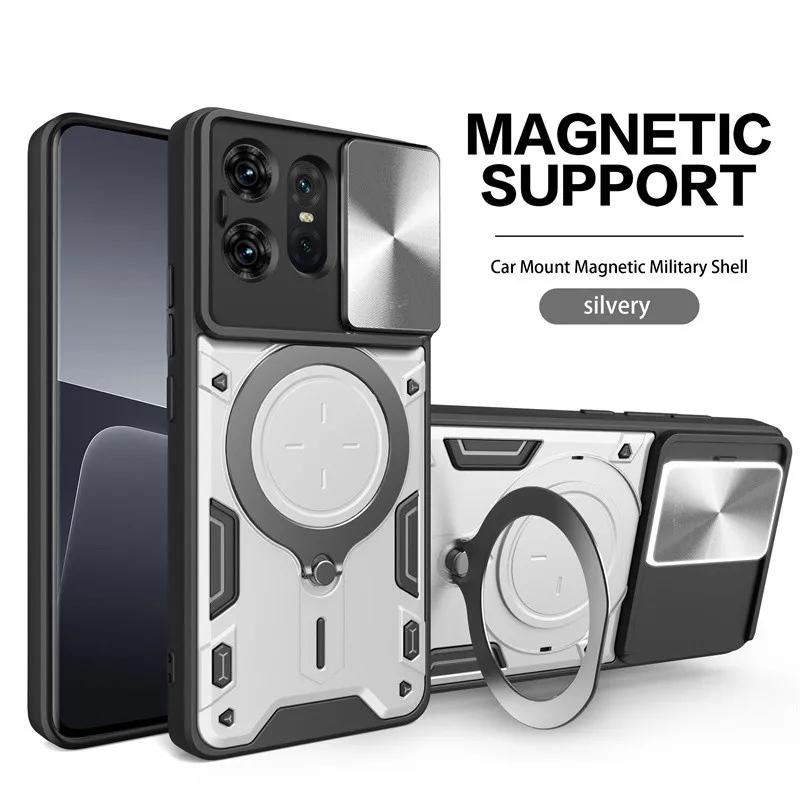 Kickstand Protective Cover For Motorola Edge 50 Pro Fusion Ultra Moto Edge 50 Neo Case Protection Shockproof Funda Coque Capa