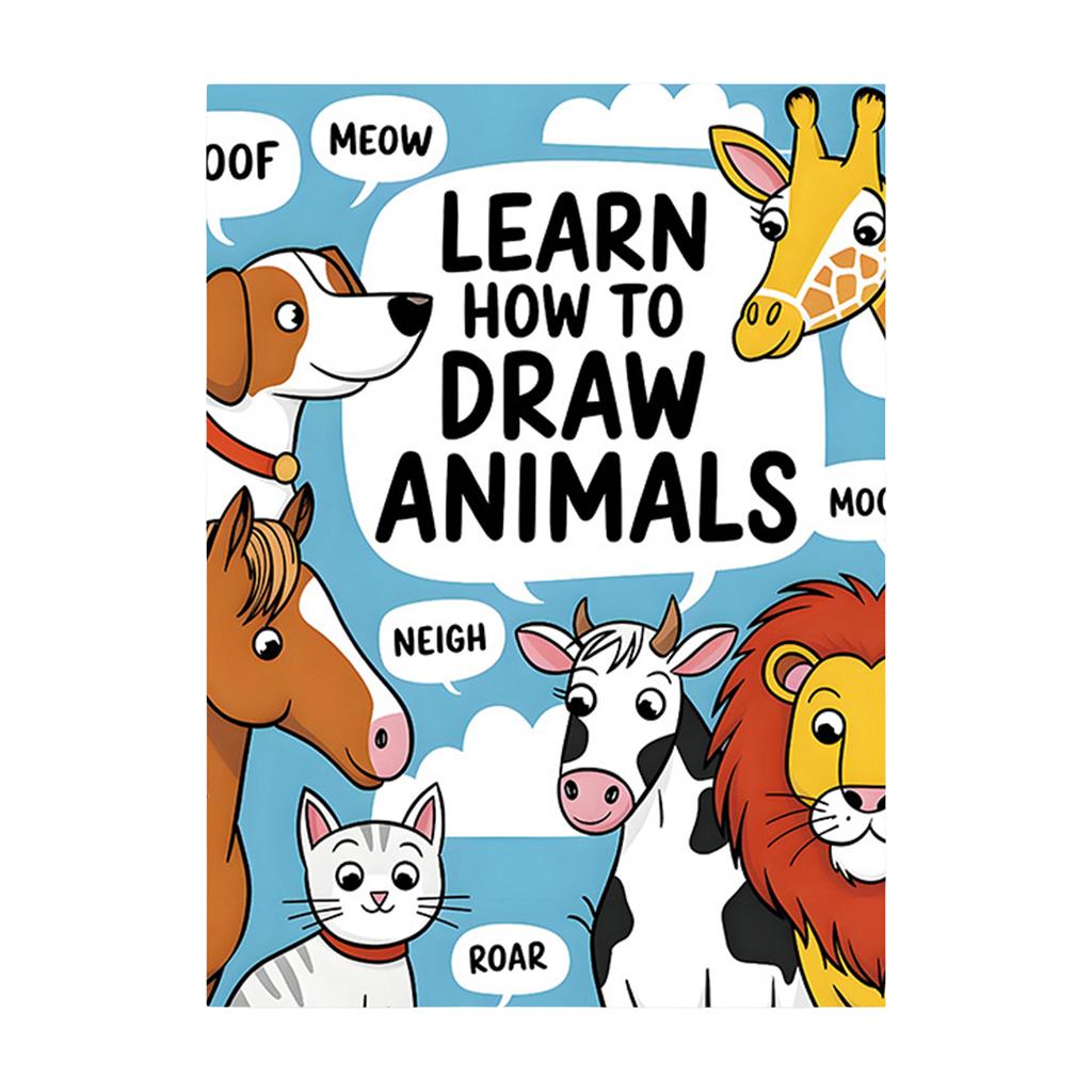 Children Drawing Books Learn How To Draw, Coloring Books Early Learning Art Supplies for Toddlers & Preschoolers