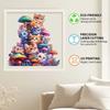 Cute Mushroom Adult Wooden Puzzle Animal Pattern Cat Wooden Jigsaw Cat Puzzle  Friends Gift