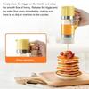 Glass Bottle Honey Syrup Dispenser Food Grade BPA Free Leakproof Glass Honey Dispenser Pot Syrup Storage Bottle with Handle