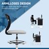 Office Chair, Work Chair, Desk Chair, Height Adjustable, Padded, Light Grey
