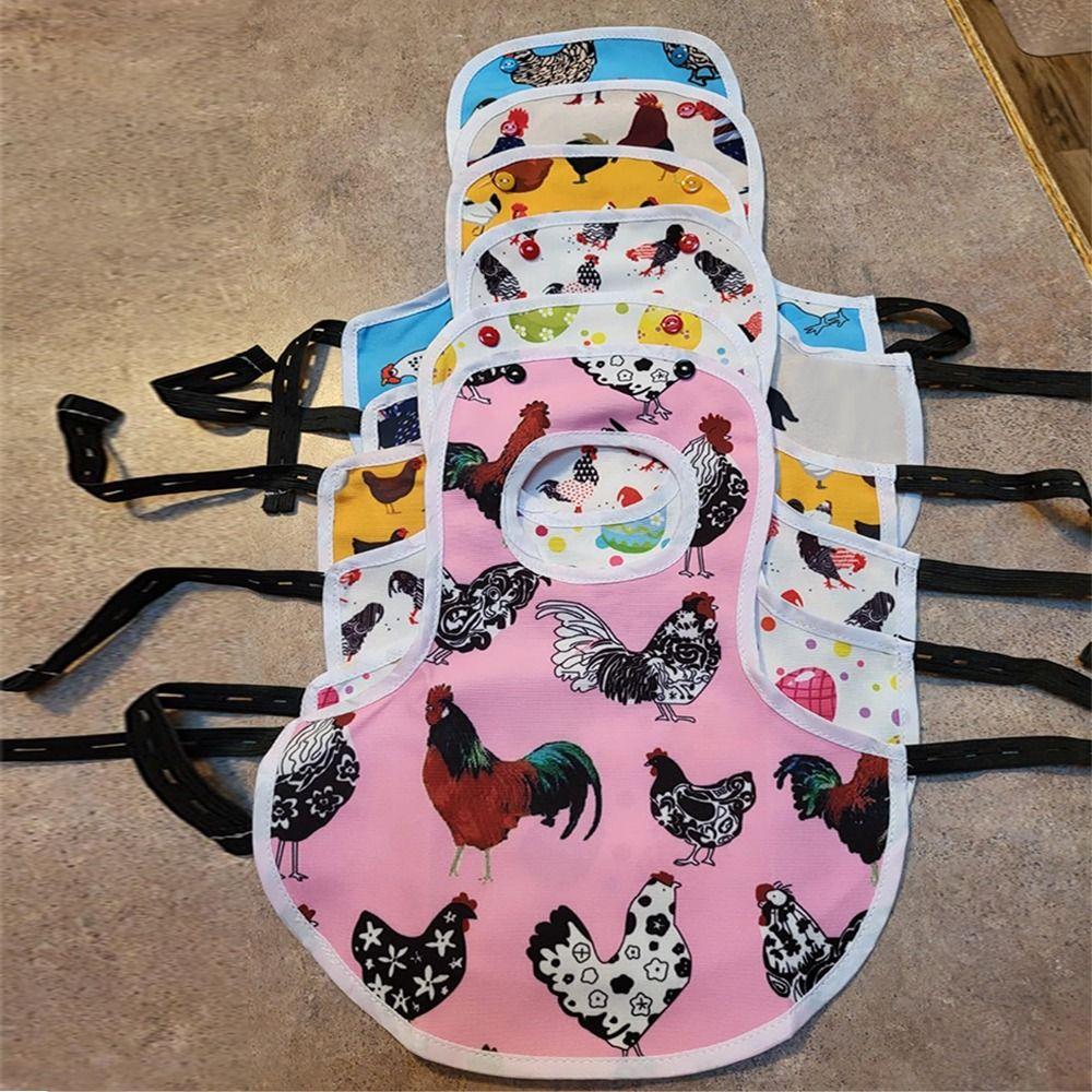 Adjustable Hen Apron Washable Chicken Saddle Apron Poultry Back Protector Hen Safety Accessories