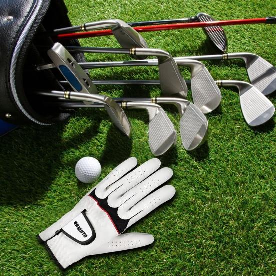 Golf Glove Men Left Hand Non-slip Grip Glove Quick-drying Ventilated Wear Resistant Golf